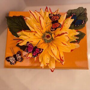 SUEÑOS de Saundra Upcycled, Rare El Amarillo Cigar Box, ARTFULL STORAGE